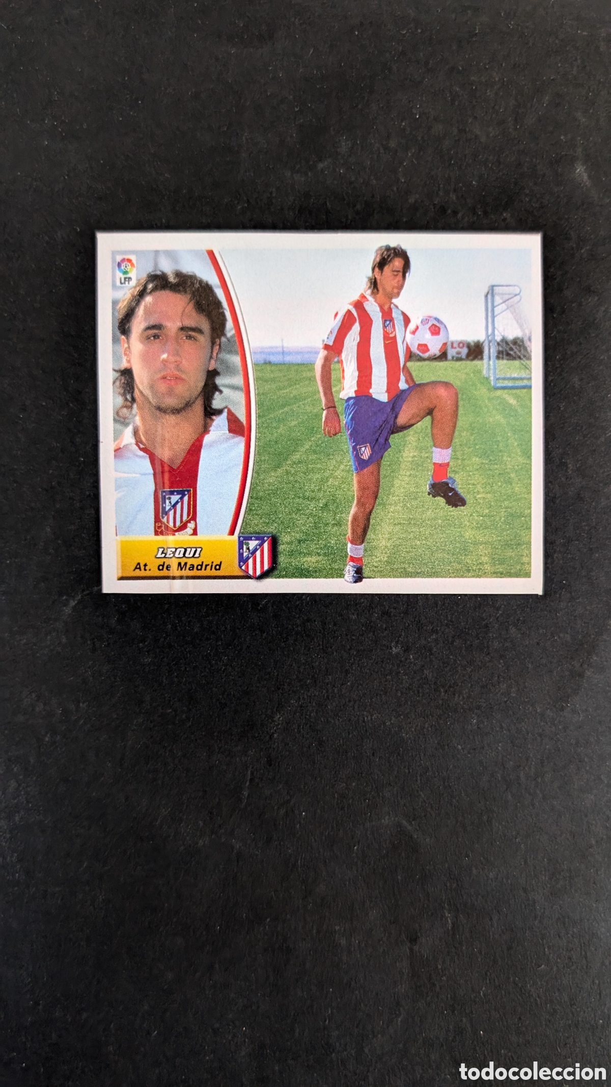 Fu&szlig;ball-Sticker: LEQUI ATL&Eacute;TICO MADRID FICHAJE 27 LIGA ESTE 2003/04 03 04 RECORTADO