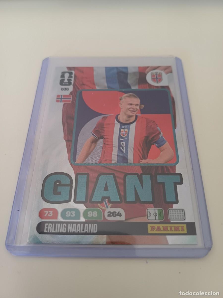 Cromos de f&uacute;tbol: 636 - Giant2 Haaland (Nor) Nordic Edition