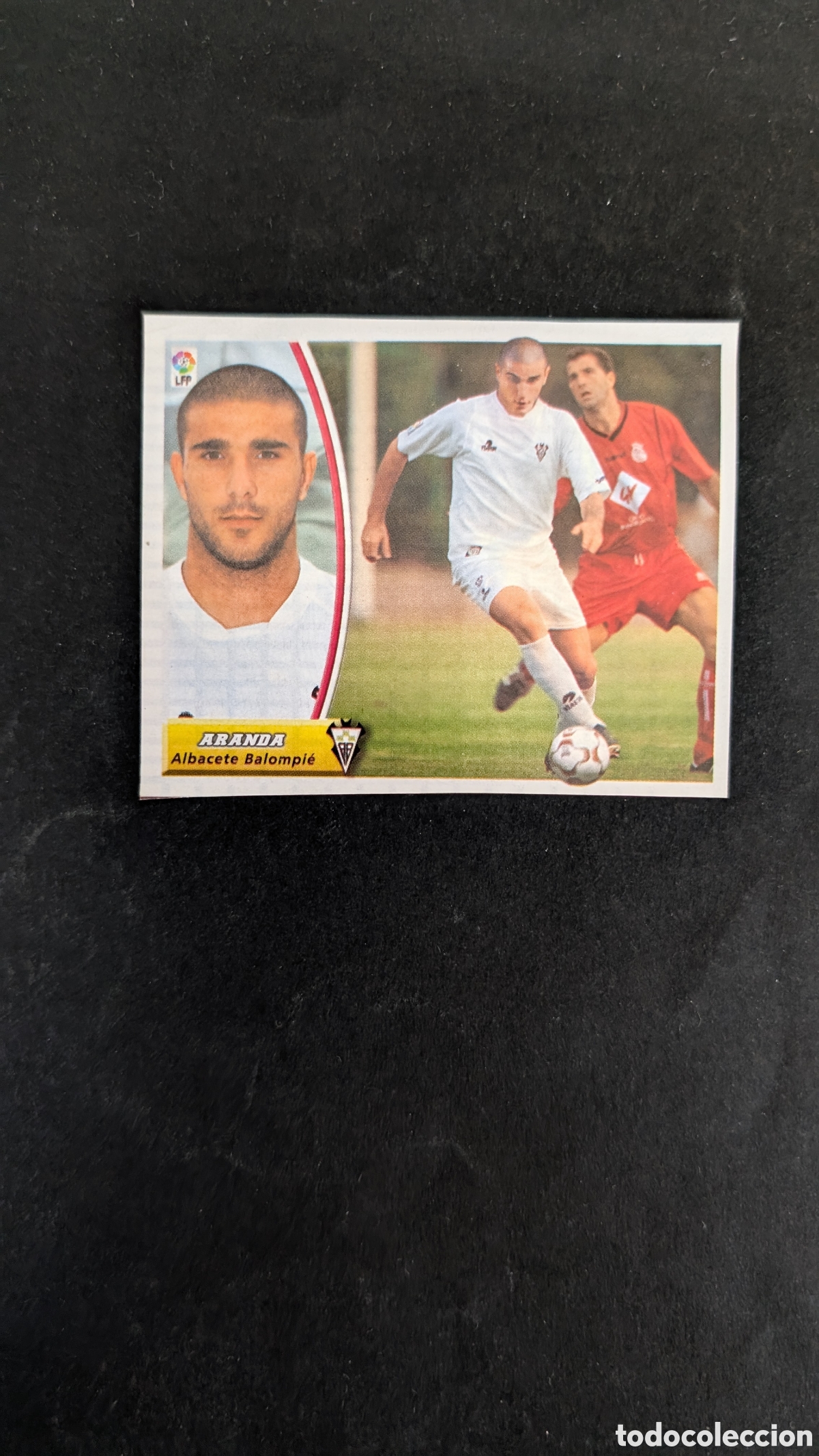Fu&szlig;ball-Sticker: ARANDA ALBACETE COLOCA LIGA ESTE 2003/04 03 04 RECORTADO