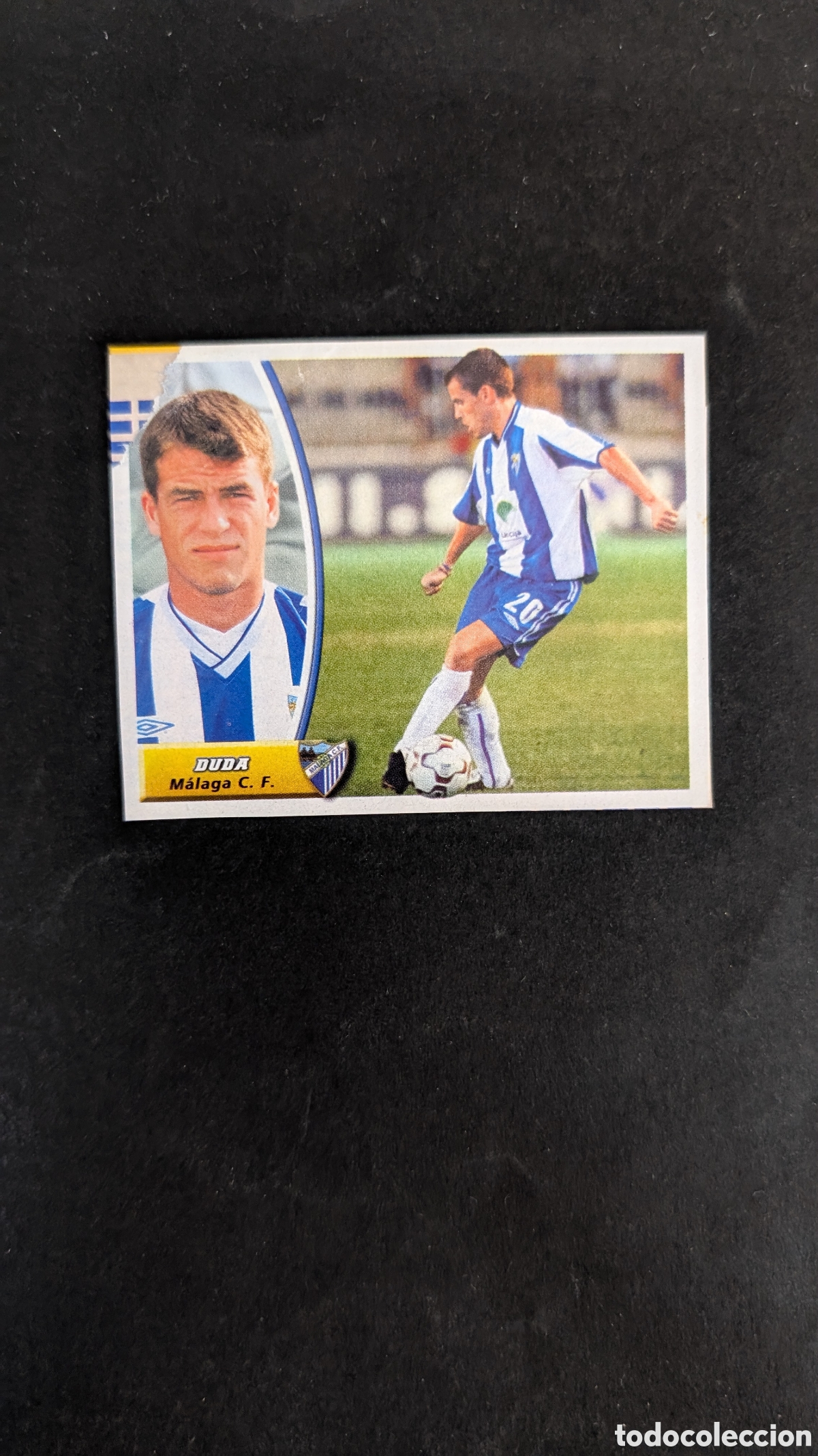 Cromos de Futebol: DUDA MALAGA COLOCA LIGA ESTE 2003/04 03 04 RECORTADO