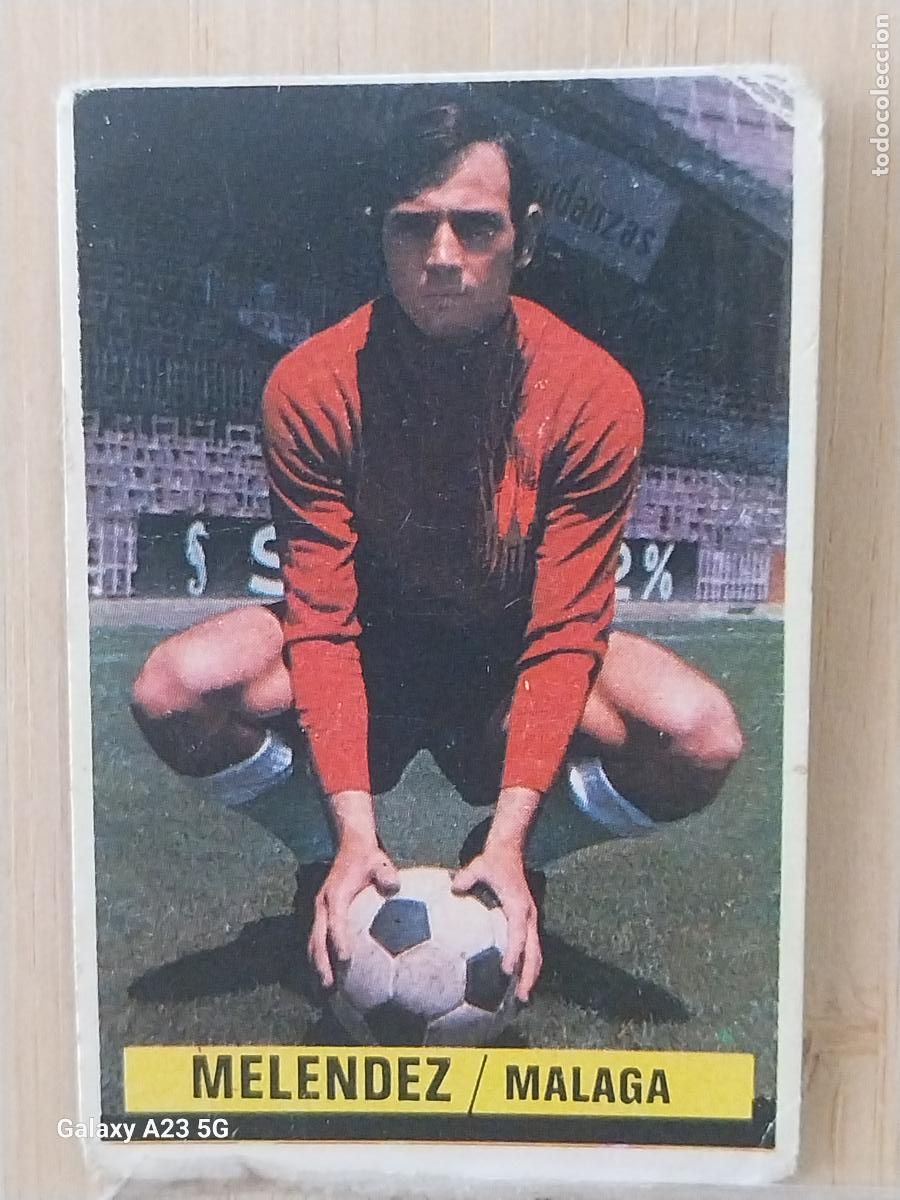 Cromos de Futebol: MELENDEZ M&Aacute;LAGA * ED ESTE LIGA 1974 74 75 CROMO SIN PEGAR NUNCA ORIGINAL
