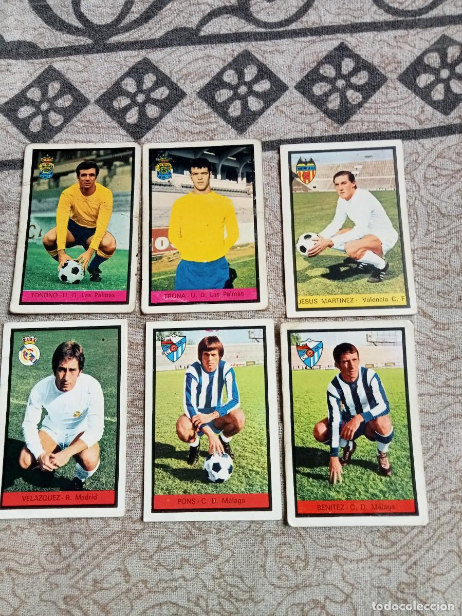 Cromos de f&uacute;tbol: 6 CROMOS FHER LIGA 72-73