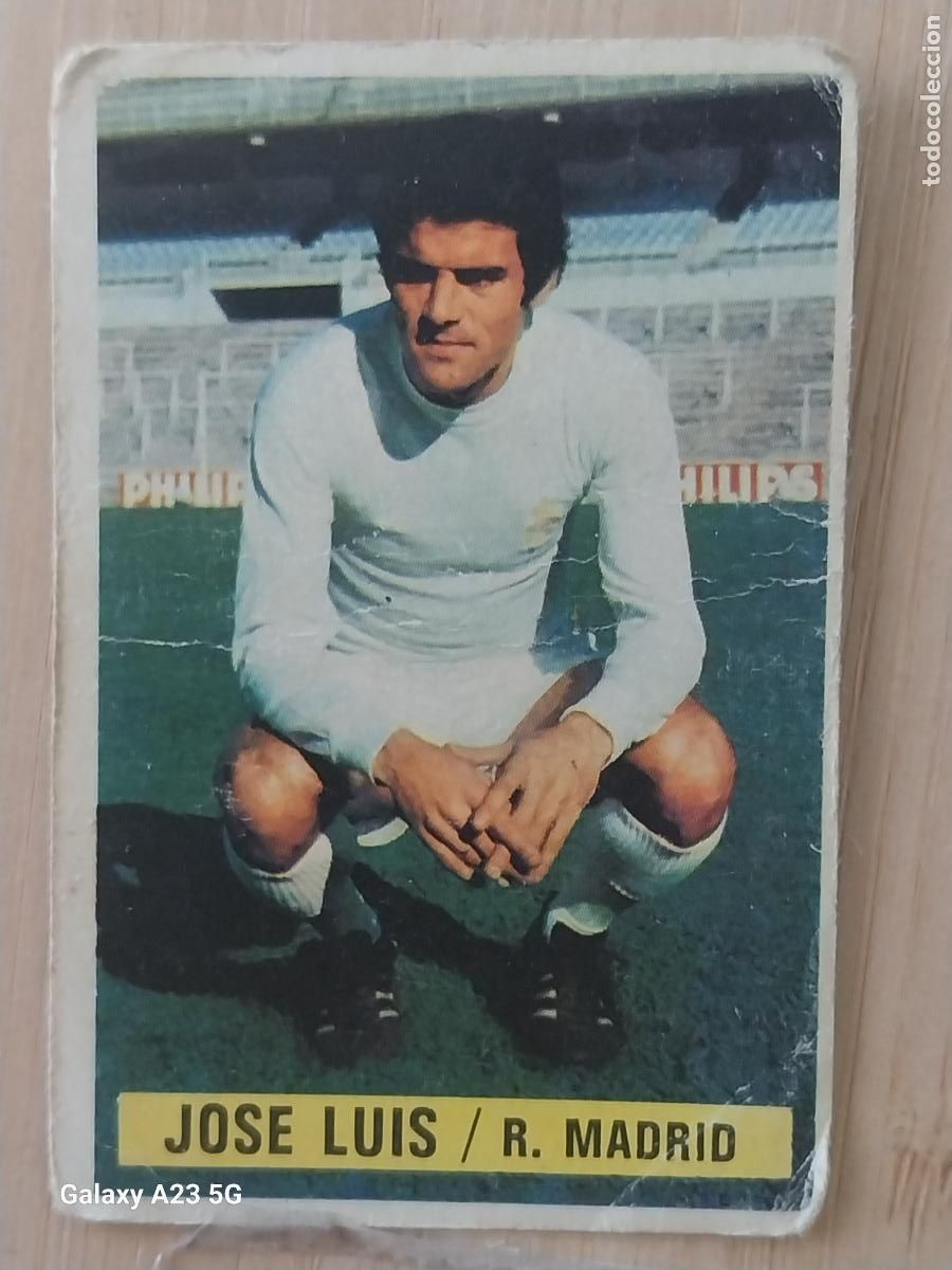 Cromos de f&uacute;tbol: JOSE LUIS REAL MADRID * ED ESTE LIGA 1974 74 75 CROMO SIN PEGAR NUNCA ORIGINAL