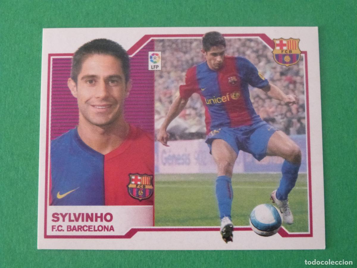 Cromos de f&uacute;tbol: CROMO FUTBOL SYLVINHO F.C. BARCELONA SIN PEGAR LIGA ESTE 2007-2008/07-08