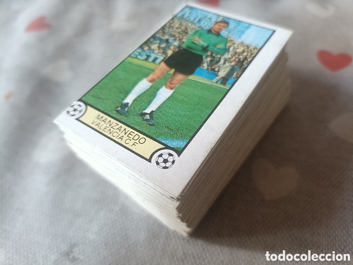 Cromos de f&uacute;tbol: Lote de 77 cromos Liga Est&eacute; 78 80