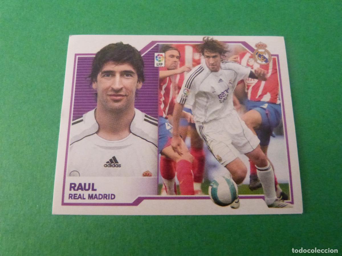 Fu&szlig;ball-Sticker: CROMO FUTBOL RAUL REAL MADRID C.F. SIN PEGAR LIGA ESTE 2007-2008/07-08