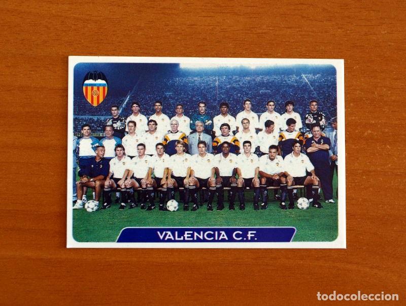 Cromos de Futebol: Valencia -N&ordm; 163 Plantilla-Equipo -Las Fichas de la Liga 95-96-1995-1996 -Mundicromo