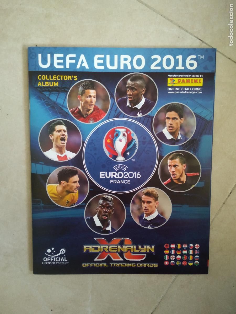 Fu&szlig;ball-Sticker: GUIA OFICIAL CROMO FUTBOL PANINI EURO 2016 ADRENALYN EUROCOPA LEWANDOWSKI CRISTIANO RONALDO HAZARD