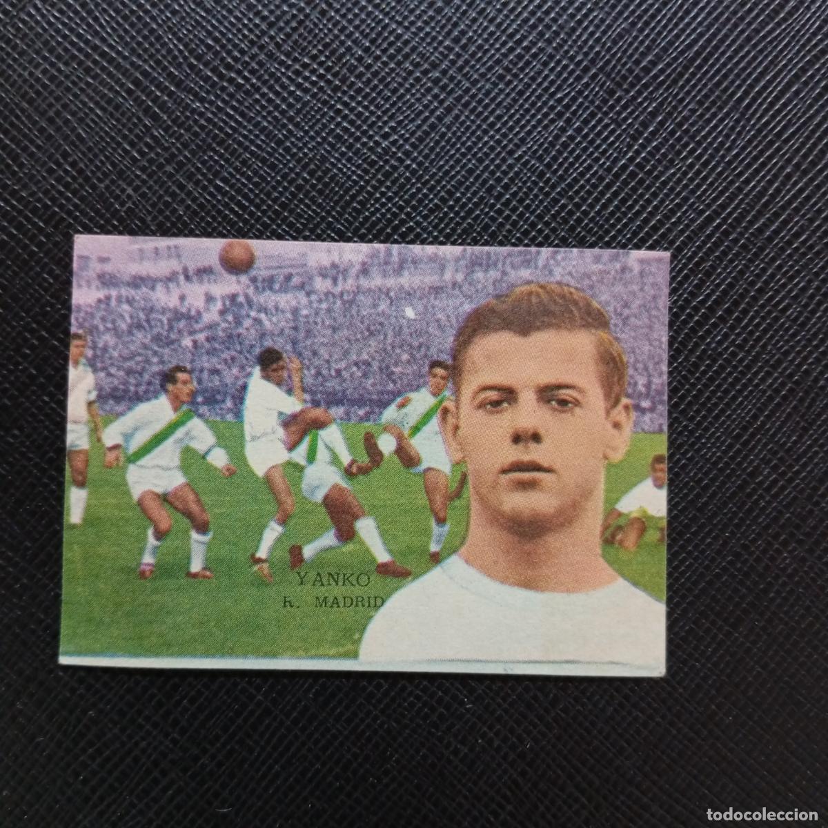 Figurine di Calcio: YANKO REAL MADRID FHER 1962 1963 CROMO FUTBOL LIGA 62 63 - DESPEGADO - A16 PG262