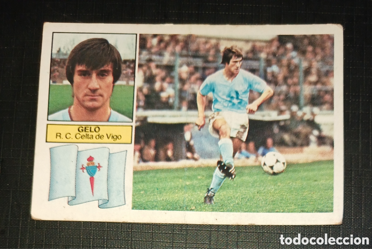 Figurine di Calcio: Cromo Gelo R.C. Celta de Vigo Ed. Este Liga 1982 1983 82-83 Sin pegar, nunca pegado