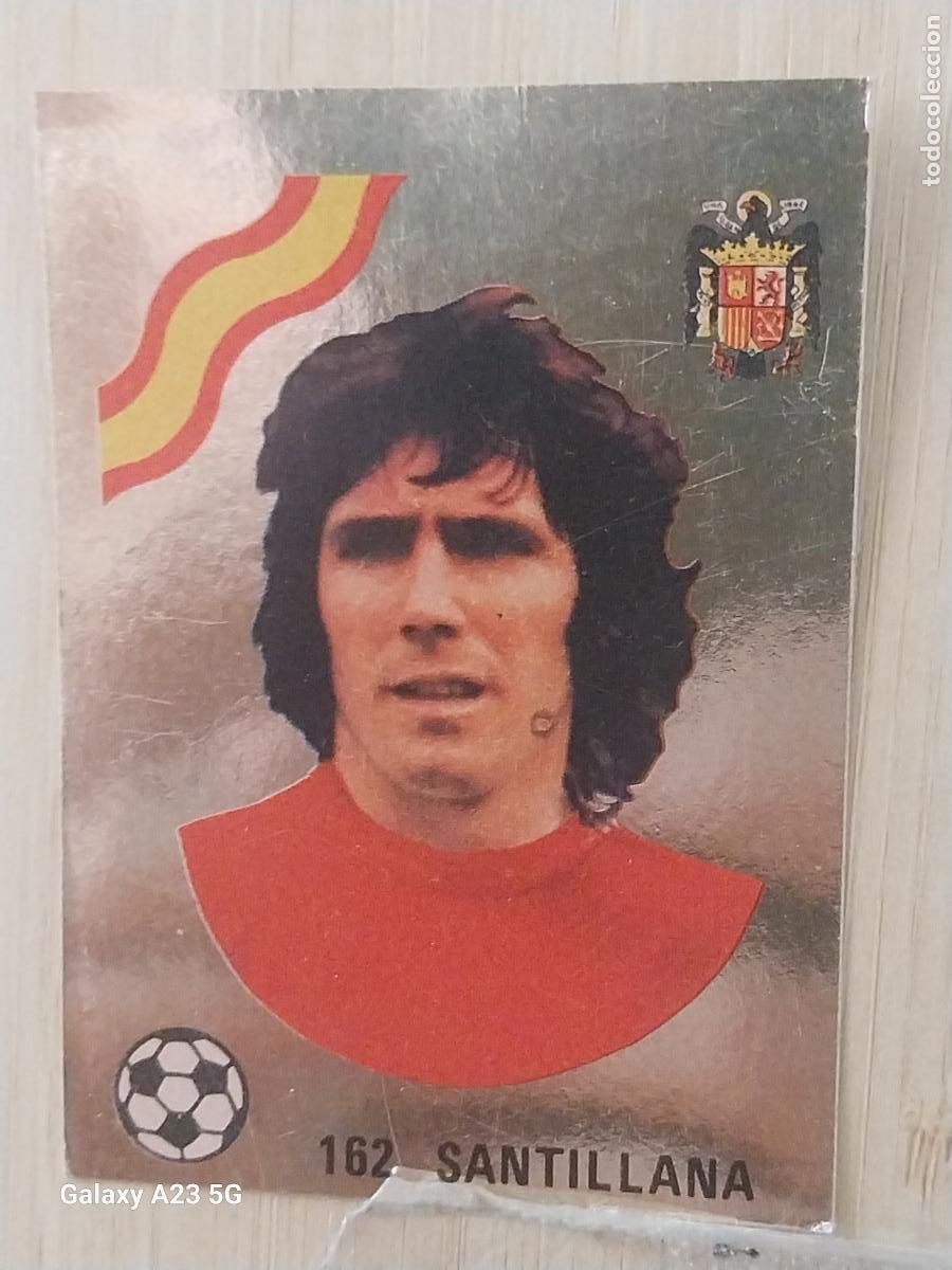 Figurine di Calcio: SANTILLANA SELECCION ESPA&Ntilde;A --* ED MAGA LIGA 1978 78 79 CROMO DORADO 162 SIN PEGAR NUNCA ORIGINAL