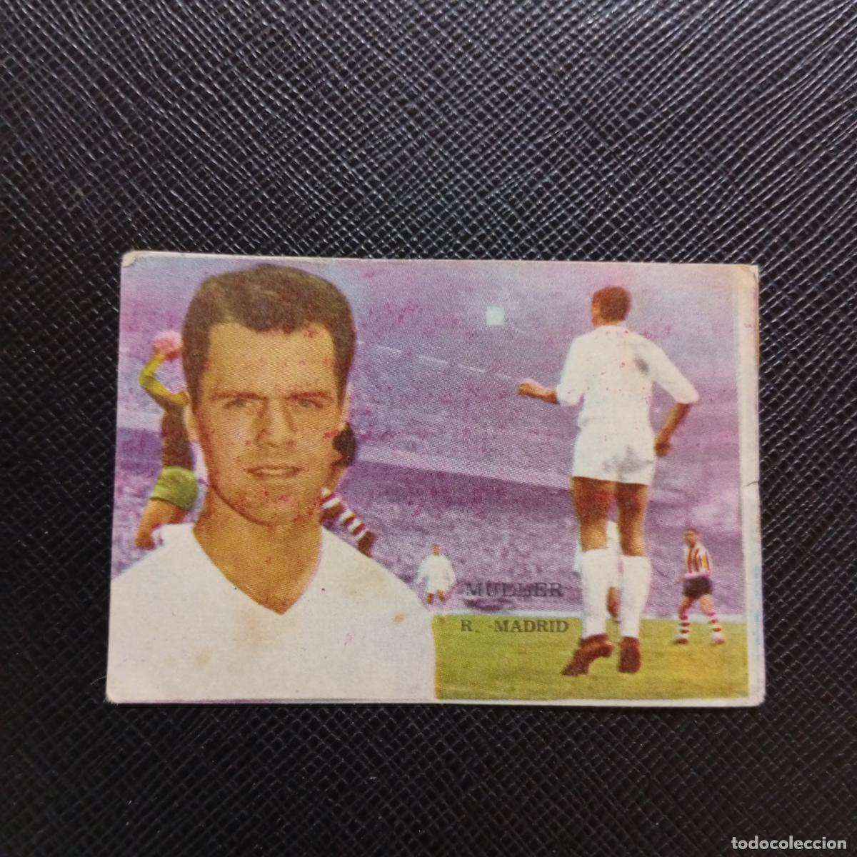 Figurine di Calcio: MULLER REAL MADRID FHER 1962 1963 CROMO FUTBOL LIGA 62 63 - DESPEGADO - A16 PG271