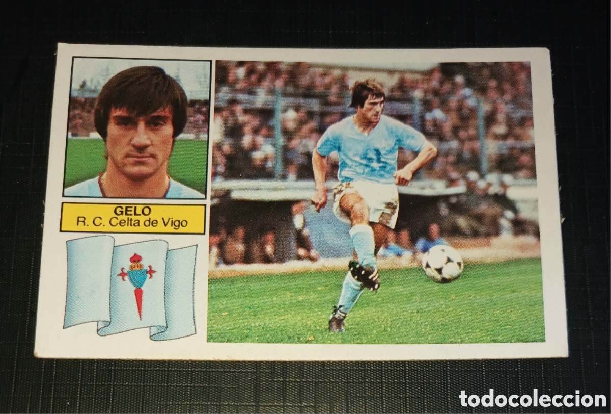 Figurine di Calcio: Cromo Gelo R.C. Celta de Vigo Ed. Este Liga 1982 1983 82-83 Sin pegar, nunca pegado