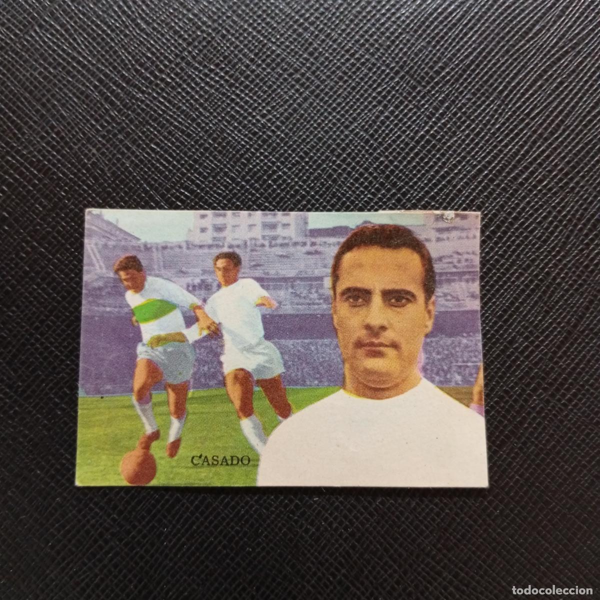 Cromos de f&uacute;tbol: CASADO REAL MADRID FHER 1962 1963 CROMO FUTBOL LIGA 62 63 - DESPEGADO - A16 PG271