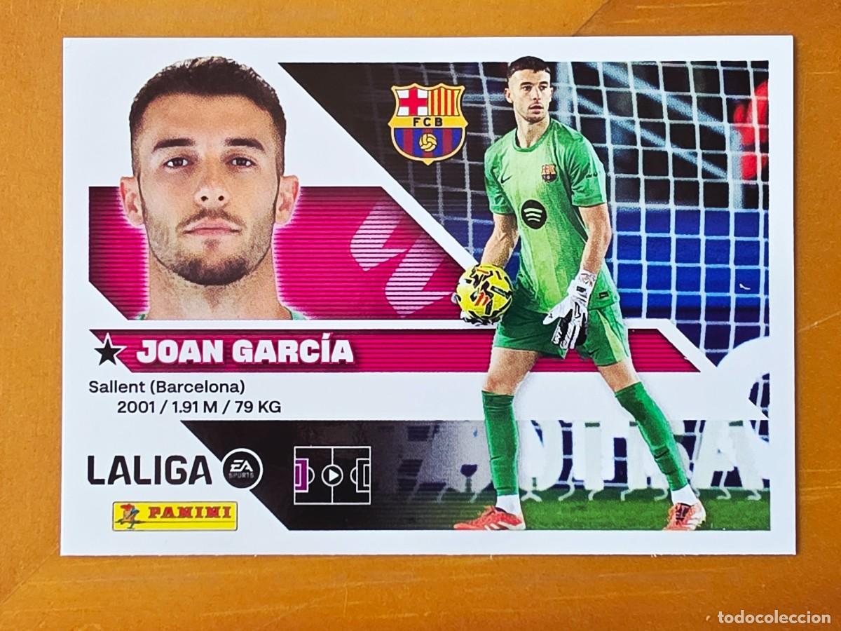 Cromos de f&uacute;tbol: 3 Joan Garc&iacute;a, FC Barcelona, Panini Ediciones Liga Este 2026 2027 26 27 sin pegar
