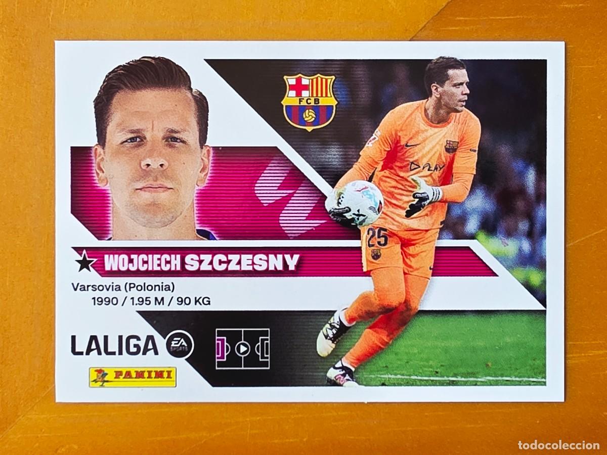 Cromos de f&uacute;tbol: 4 Wojciech Szczesny, FC Barcelona, Panini Ediciones Liga Este 2026 2027 26 27 sin pegar