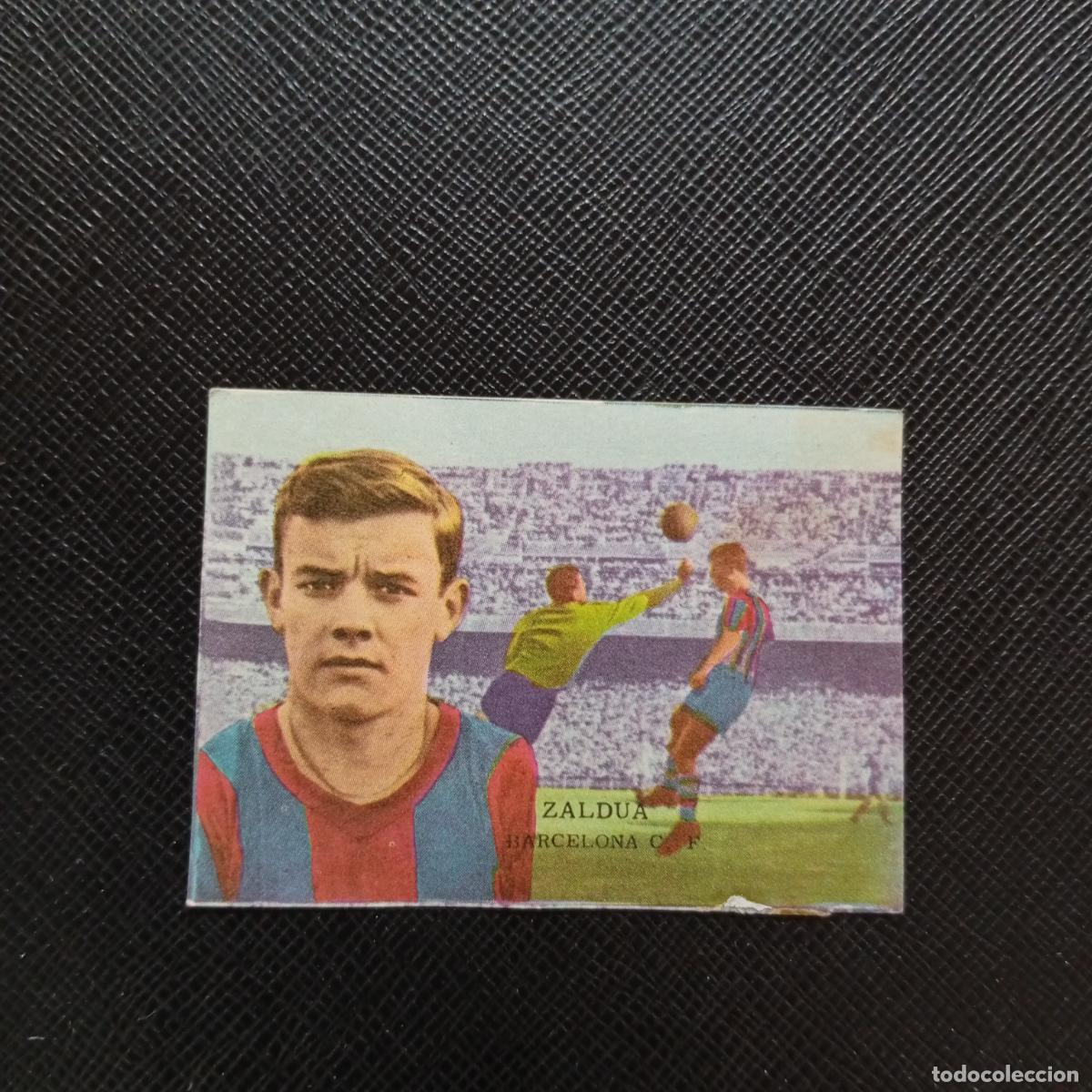 Cromos de f&uacute;tbol: ZALDUA BARCELONA FHER 1962 1963 CROMO FUTBOL LIGA 62 63 - DESPEGADO - A16 PG280