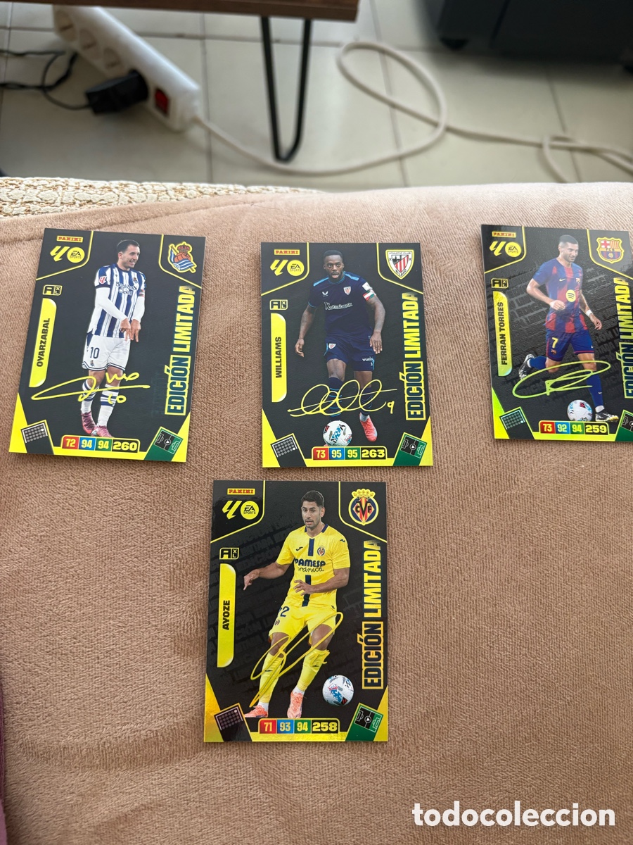 Cromos de Futebol: LOTE PACK EDICION LIMITADA FIRMADA WILLIAMS OYARZABAL FERRAN TORRES AYOZE ADRENALYN 2025 2026 25 26