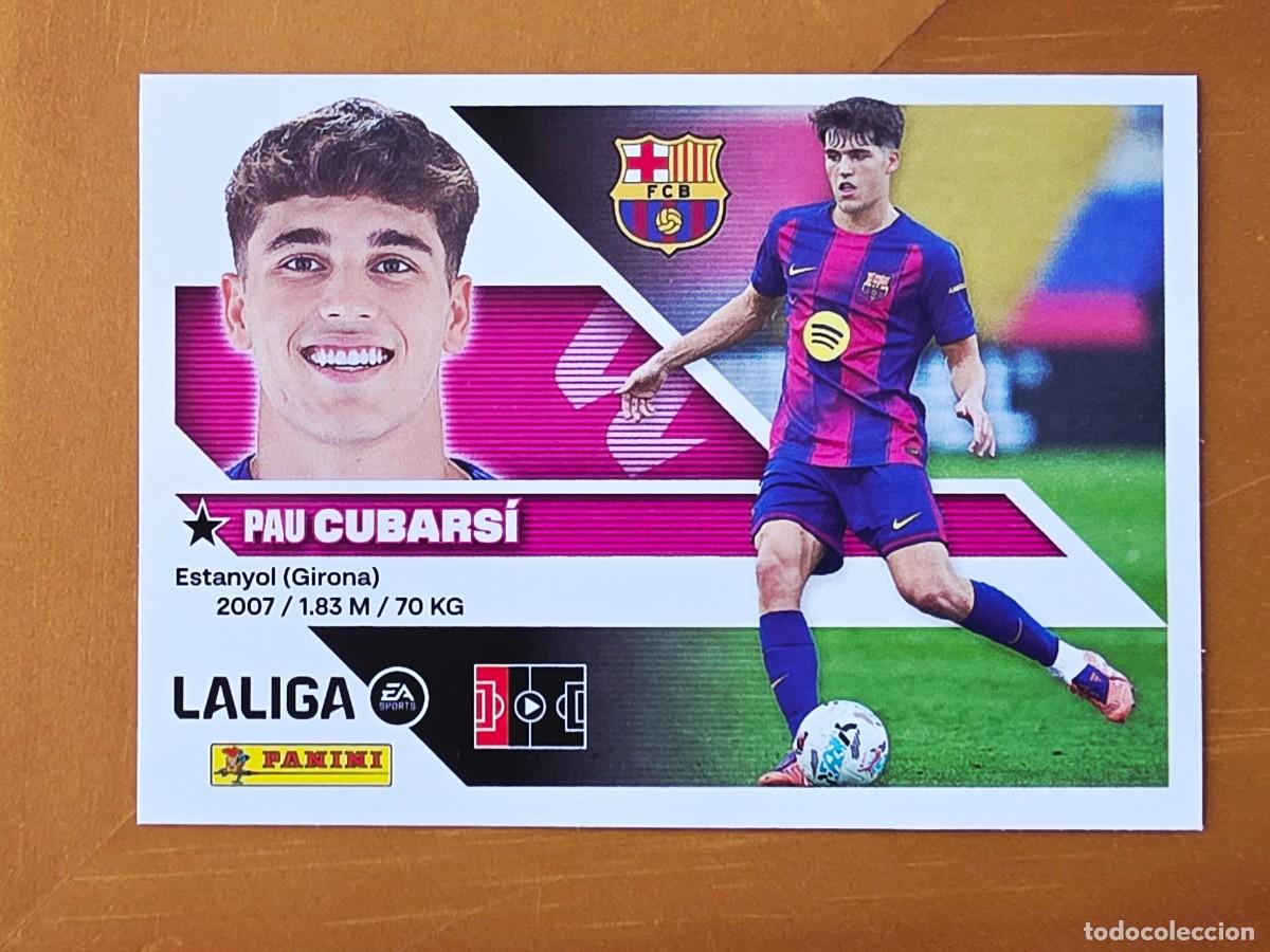 Cromos de Futebol: 7 Pau Cubars&iacute;, FC Barcelona, Panini Ediciones Liga Este 2026 2027 26 27 sin pegar