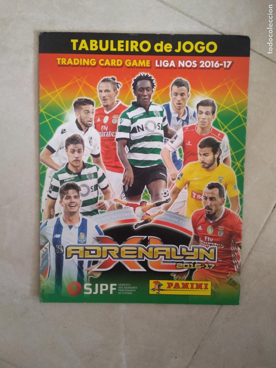 Cromos de Futebol: TABLERO DE JUEGO CROMO FUTBOL PANINI LIGA NOS 2016-2017 ADRENALYN LIGA PORTUGAL 16-17