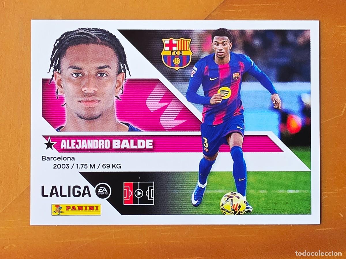 Cromos de Futebol: 10 Alejandro Balde, FC Barcelona, Panini Ediciones Liga Este 2026 2027 26 27 sin pegar