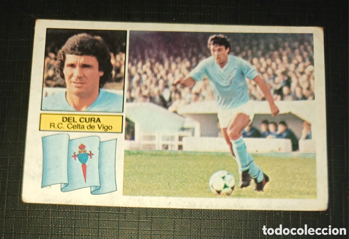 Cromos de Futebol: Cromo Del Cura R.C. Celta de Vigo Ed. Este Liga 1982 1983 82-83 Sin pegar, nunca pegado