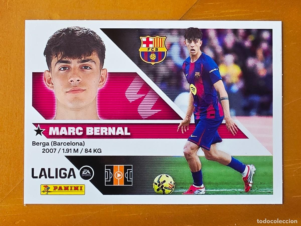 Cromos de Futebol: 14 Marc Bernal, FC Barcelona, Panini Ediciones Liga Este 2026 2027 26 27 sin pegar