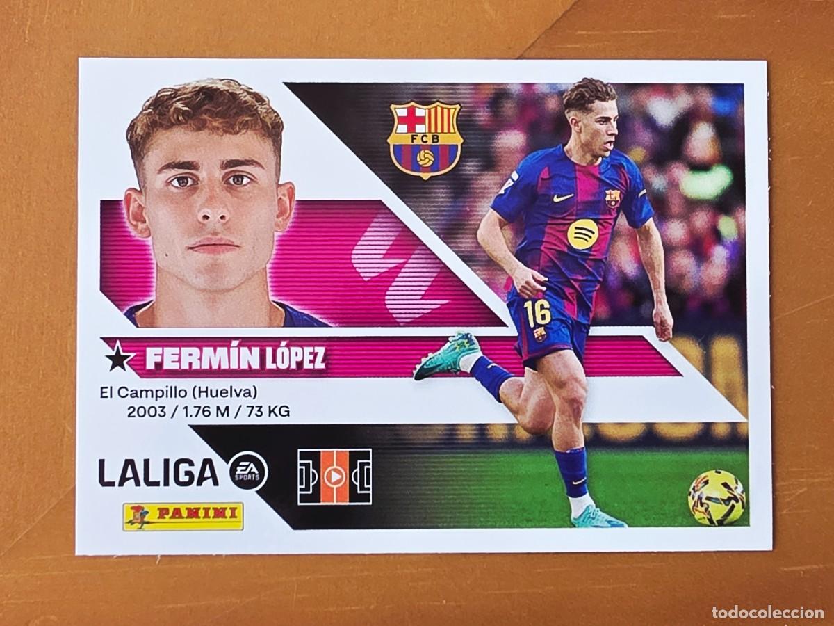 Figurine di Calcio: 16 Ferm&iacute;n L&oacute;pez, FC Barcelona, Panini Ediciones Liga Este 2026 2027 26 27 sin pegar