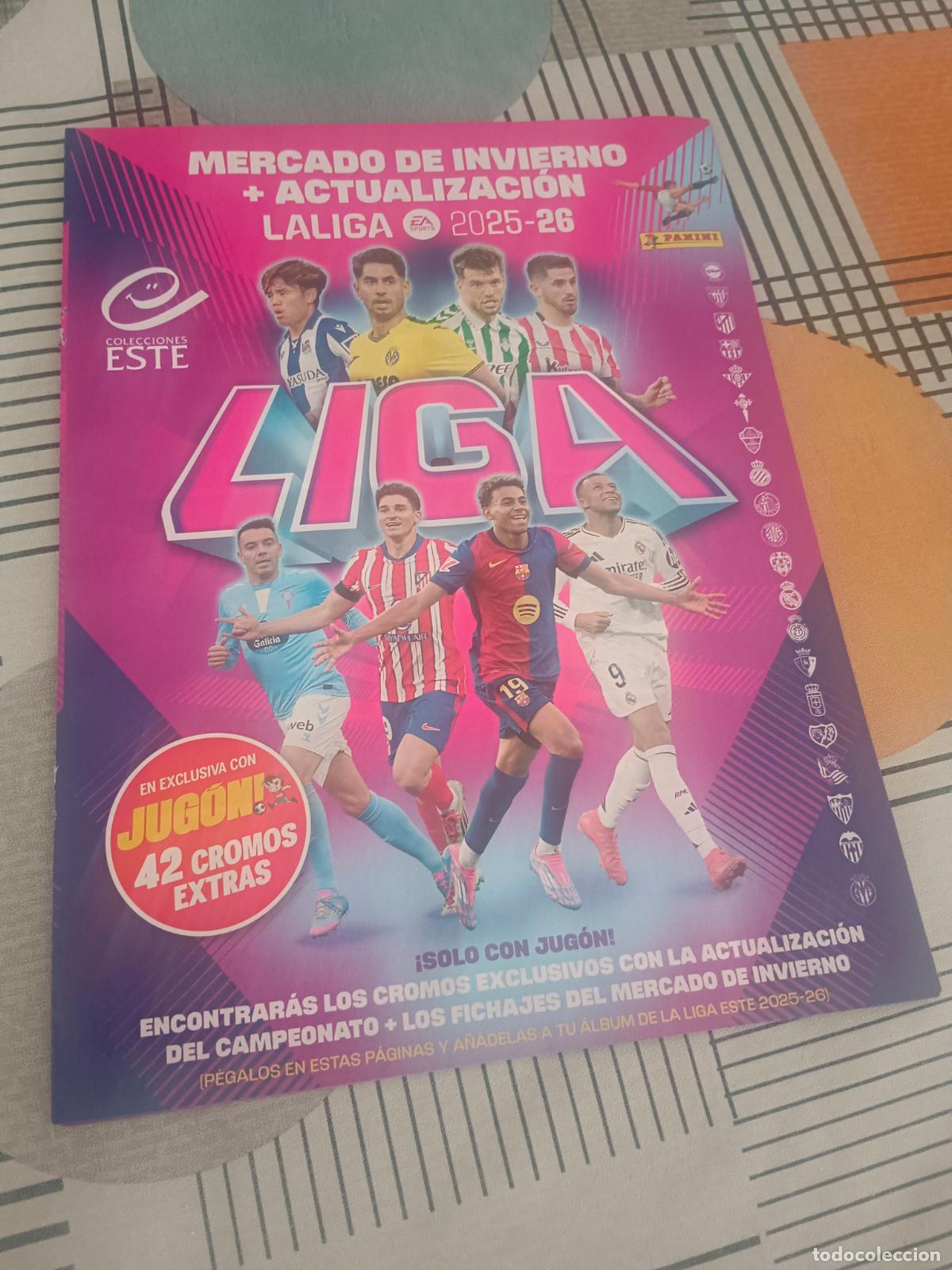 Cromos de Futebol: 2025 2026 25 26 MERCADO DE INVIERNO HOJAS SOLO LAS HOJAS PARA PEGAR LOS CROMOS - PANINI