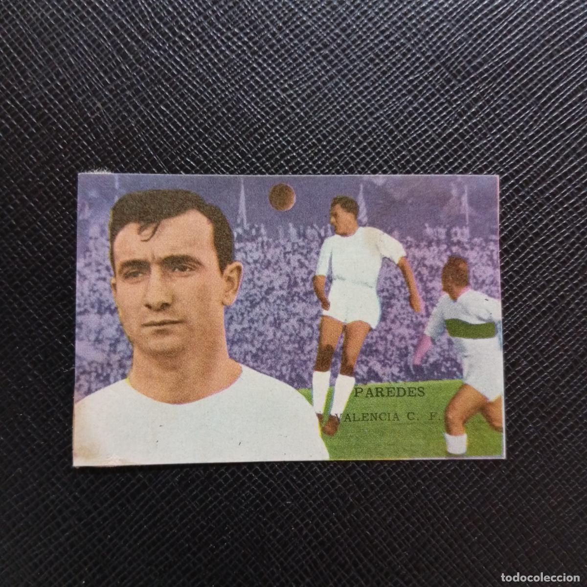 Cromos de f&uacute;tbol: PAREDES VALENCIA FHER 1962 1963 CROMO FUTBOL LIGA 62 63 - DESPEGADO - A16 PG316