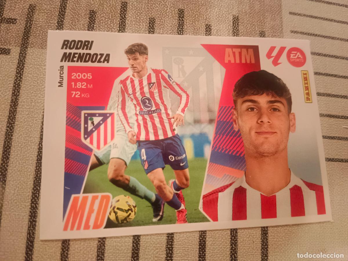 Cromos de f&uacute;tbol: 2025 2026 25 26 FICHAJE - MERCADO DE INVIERNO - N&ordm; 5 RODRI MENDOZA - ATLETICO DE MADRID - PANINI