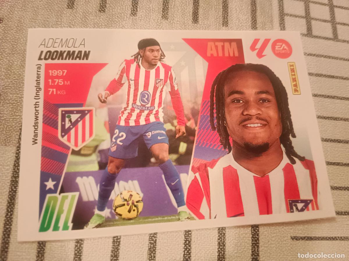 Cromos de f&uacute;tbol: 2025 2026 25 26 FICHAJE - MERCADO DE INVIERNO - N&ordm; 6 ADEMOLA LOOKMAN - ATLETICO DE MADRID - PANINI
