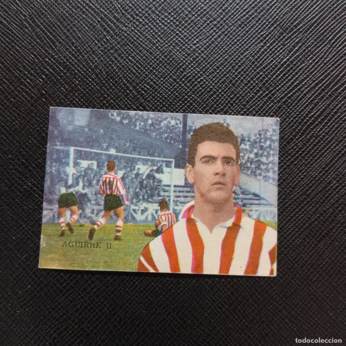 Cromos de f&uacute;tbol: AGUIRRE II BILBAO FHER 1962 1963 CROMO FUTBOL LIGA 62 63 - DESPEGADO - A16 PG325