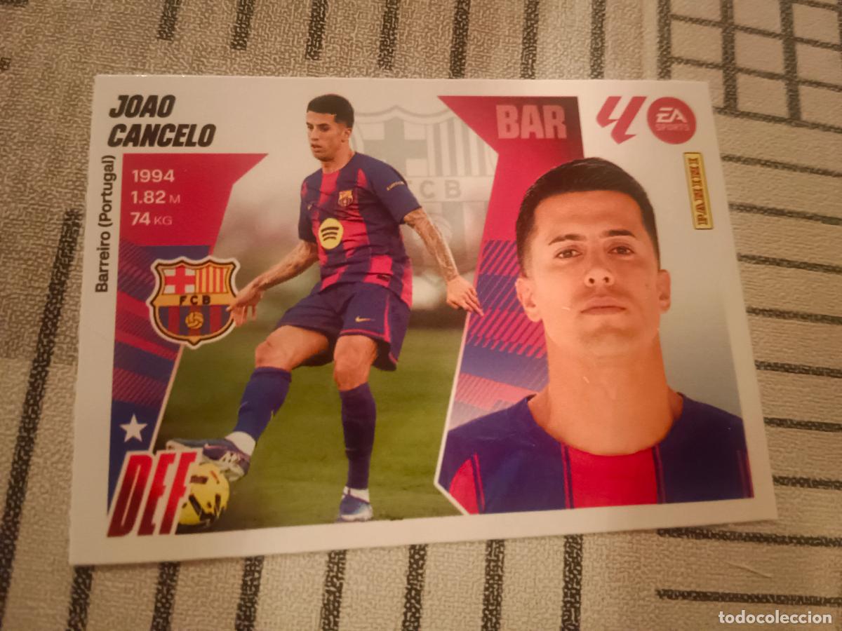 Cromos de f&uacute;tbol: 2025 2026 25 26 FICHAJE - MERCADO DE INVIERNO - N&ordm; 7 JOAO CANCELO - BARCELONA - PANINI