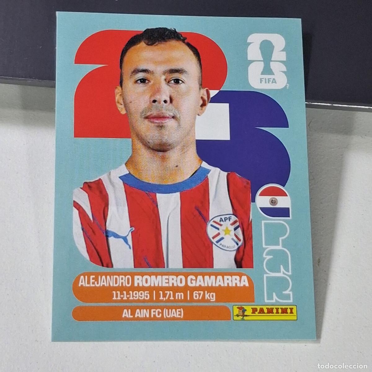 Cromos de f&uacute;tbol: B49 PAR16 ALEJANDRO ROMERO GAMARRA 16 PARAGUAY PAR MUNDIAL FIFA WORLD CUP 2026 STICKER PANINI