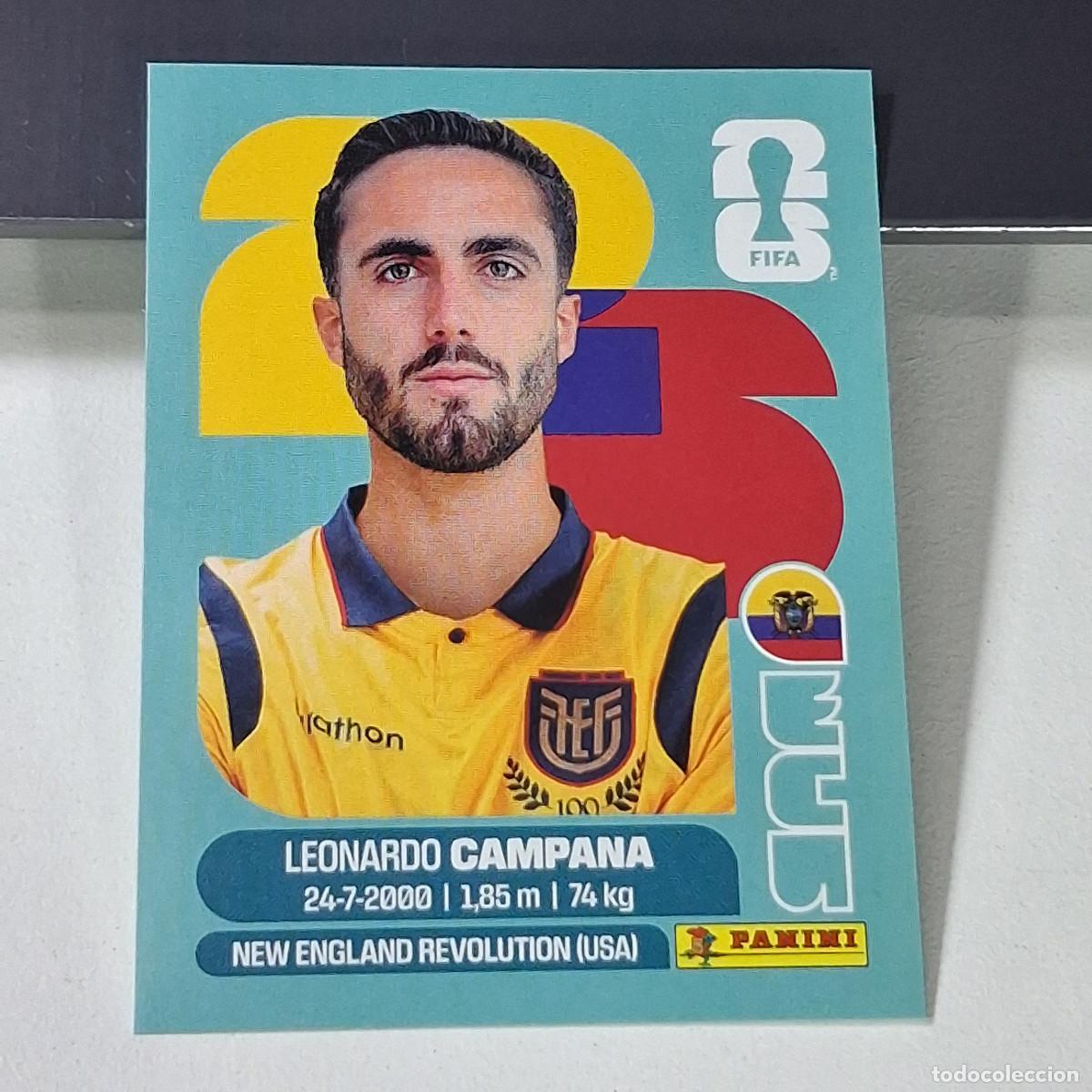 Cromos de f&uacute;tbol: B49 ECU15 LEONARDO CAMPANA 15 ECUADOR ECU MUNDIAL FIFA WORLD CUP 2026 STICKER PANINI