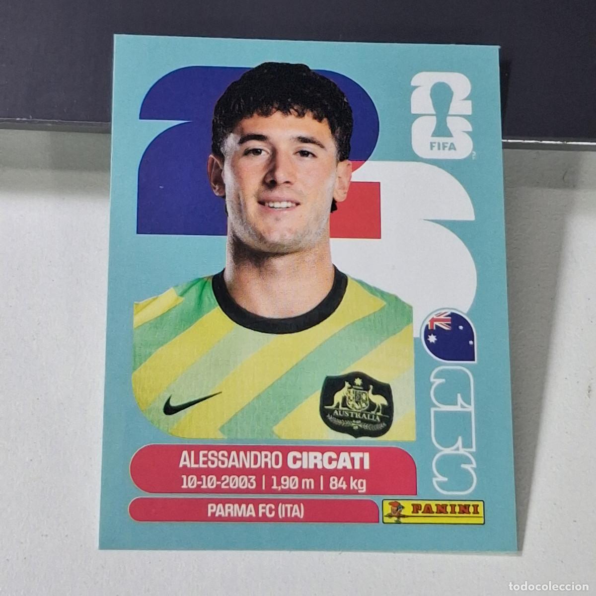 Cromos de f&uacute;tbol: B49 AUS5 ALESSANDRO CIRCATI 5 AUSTRALIA AUS MUNDIAL FIFA WORLD CUP 2026 STICKER PANINI