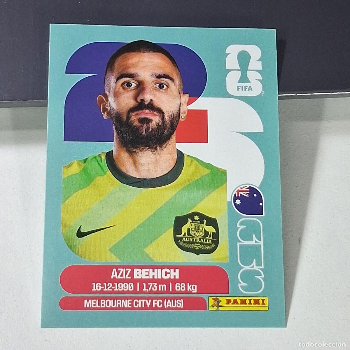 Cromos de f&uacute;tbol: B49 AUS 7 AUS7 AZISZ BEHICH AUSTRALIA MUNDIAL FIFA WORLD CUP 2026 STICKER PANINI