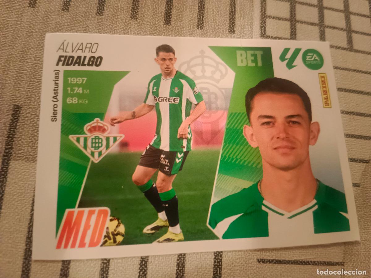 Cromos de f&uacute;tbol: 2025 2026 25 26 FICHAJE - MERCADO DE INVIERNO - N&ordm; 8 ALVARO FIDALGO - BETIS - PANINI