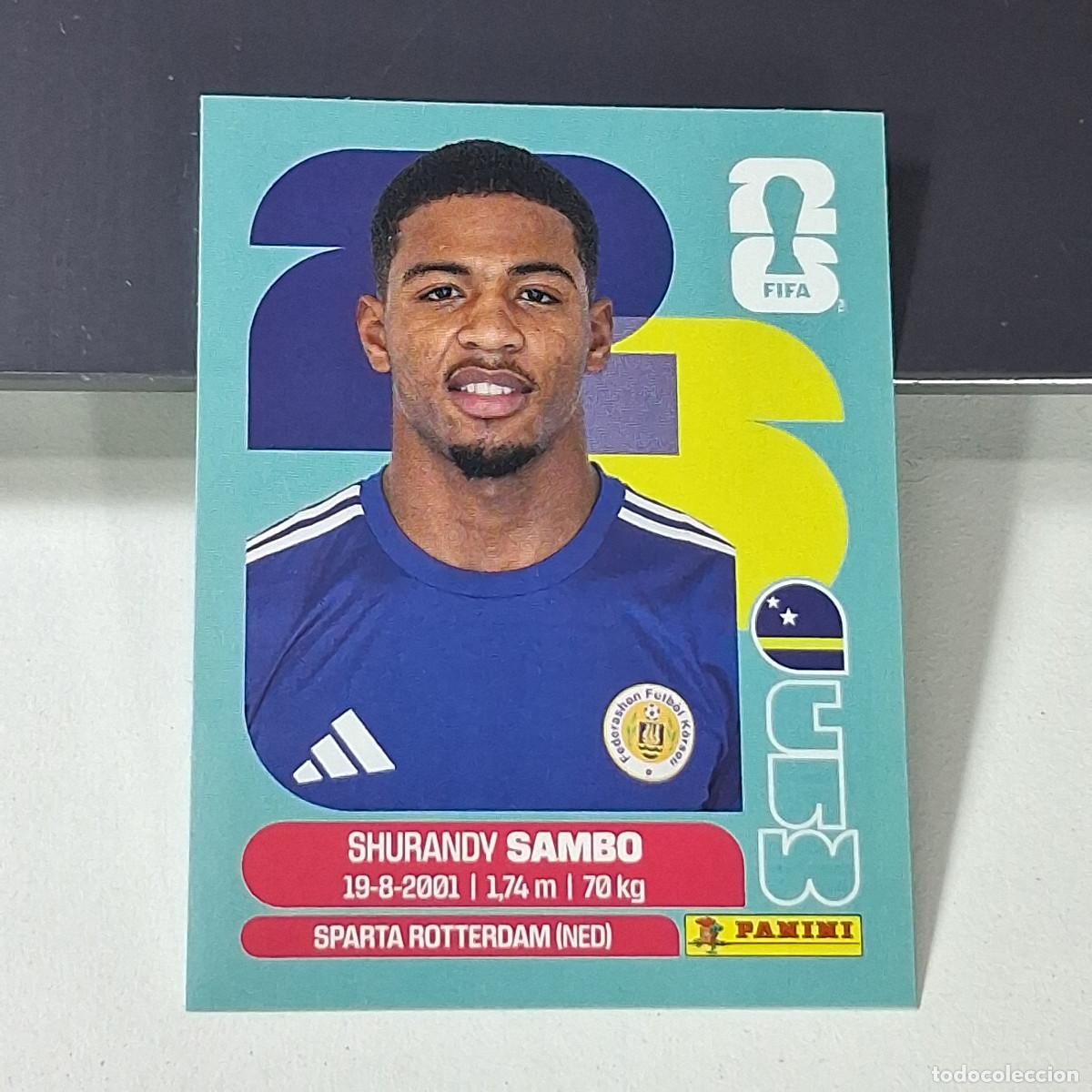 Cromos de f&uacute;tbol: B49 CUW8 SHURANDY SAMBO 8 CURAZAO CURA&Ccedil;AO MUNDIAL FIFA WORLD CUP 2026 STICKER PANINI