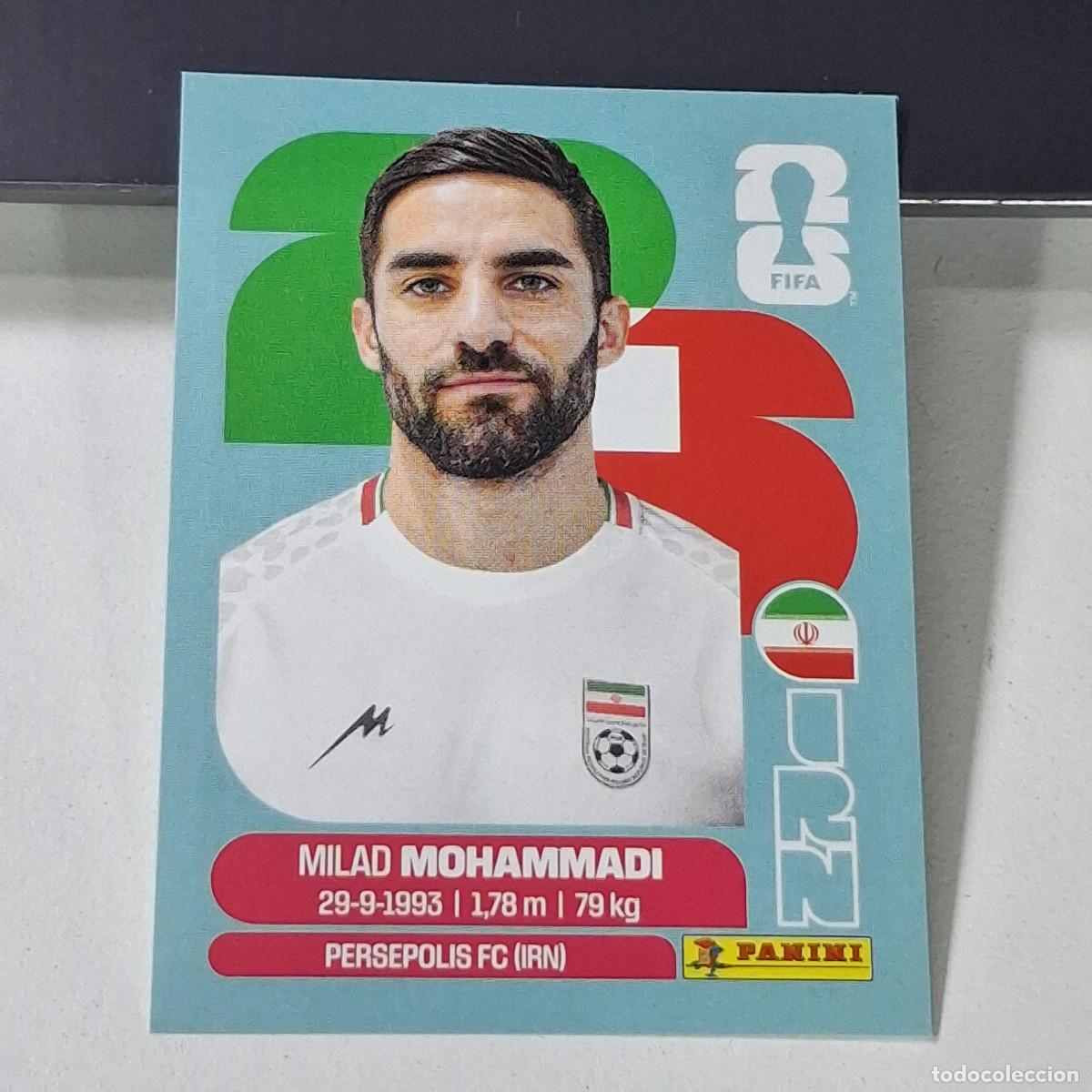 Cromos de f&uacute;tbol: B49 IRN5 MILAD MOHAMMADI 5 IR&Aacute;N IRAO IRN MUNDIAL FIFA WORLD CUP 2026 STICKER PANINI