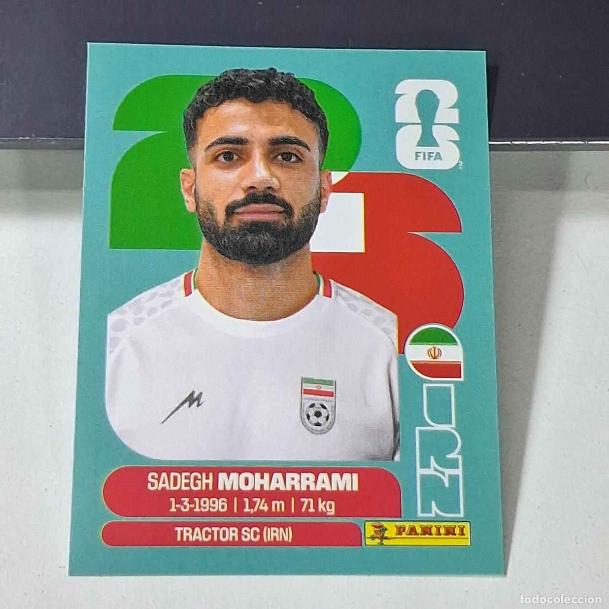 Cromos de f&uacute;tbol: B49 IRN9 SADEGH MOHARRAMI 9 IR&Aacute;N IRN MUNDIAL FIFA WORLD CUP 2026 STICKER PANINI