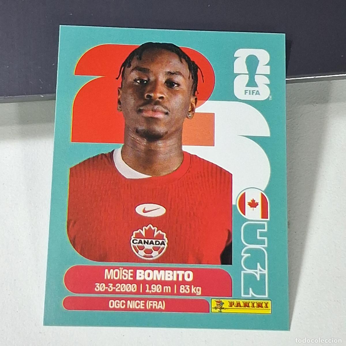 Cromos de f&uacute;tbol: B49 CAN 8 CAN8 MOISE BOMBITO CANADA CAN MUNDIAL FIFA WORLD CUP 2026 STICKER PANINI