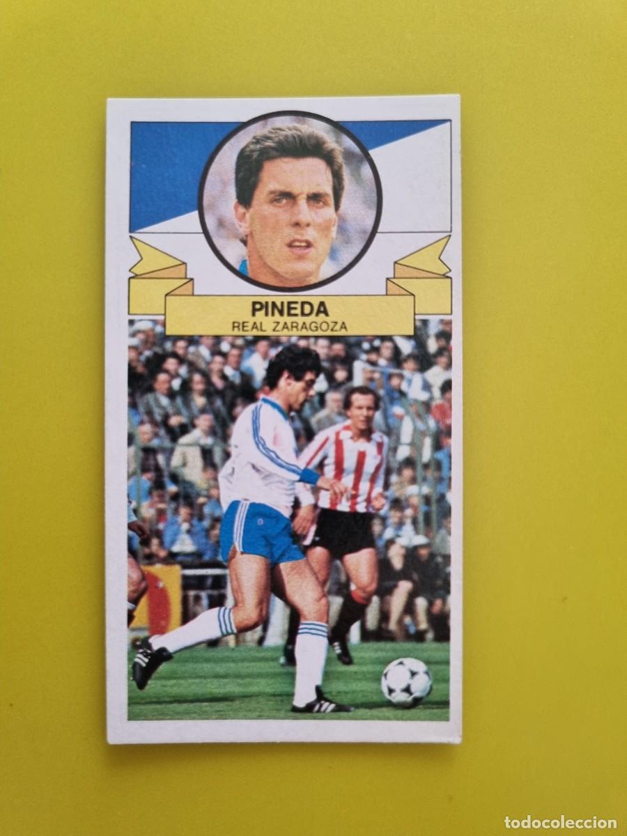 Cromos de f&uacute;tbol: LIGA ESTE 85 86 1985 1986 NUNCA PEGADO SIN PEGAR PINEDA REAL ZARAGOZA N&ordm;16 ULTIMOS FICHAJES AR826