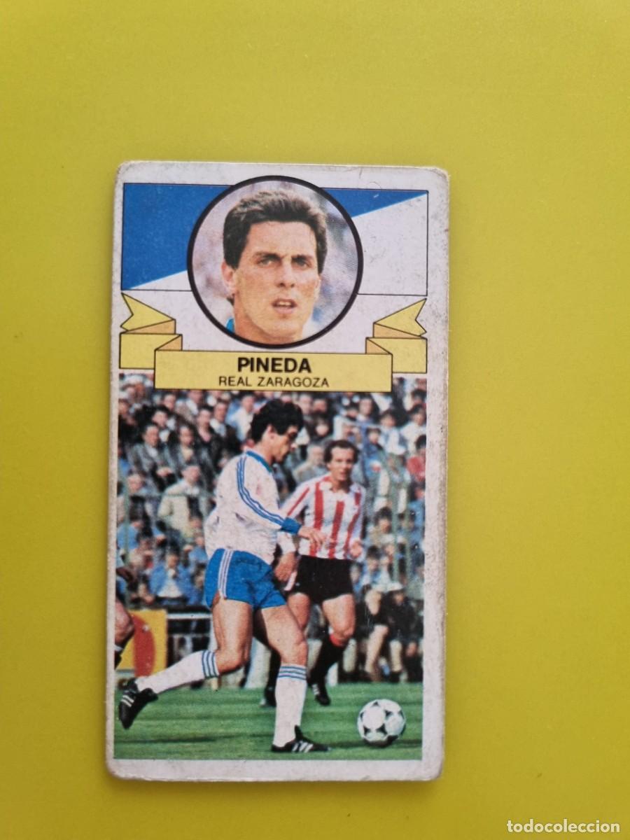 Cromos de f&uacute;tbol: LIGA ESTE 85 86 1985 1986 NUNCA PEGADO SIN PEGAR PINEDA REAL ZARAGOZA N&ordm;16 ULTIMOS FICHAJES AR826