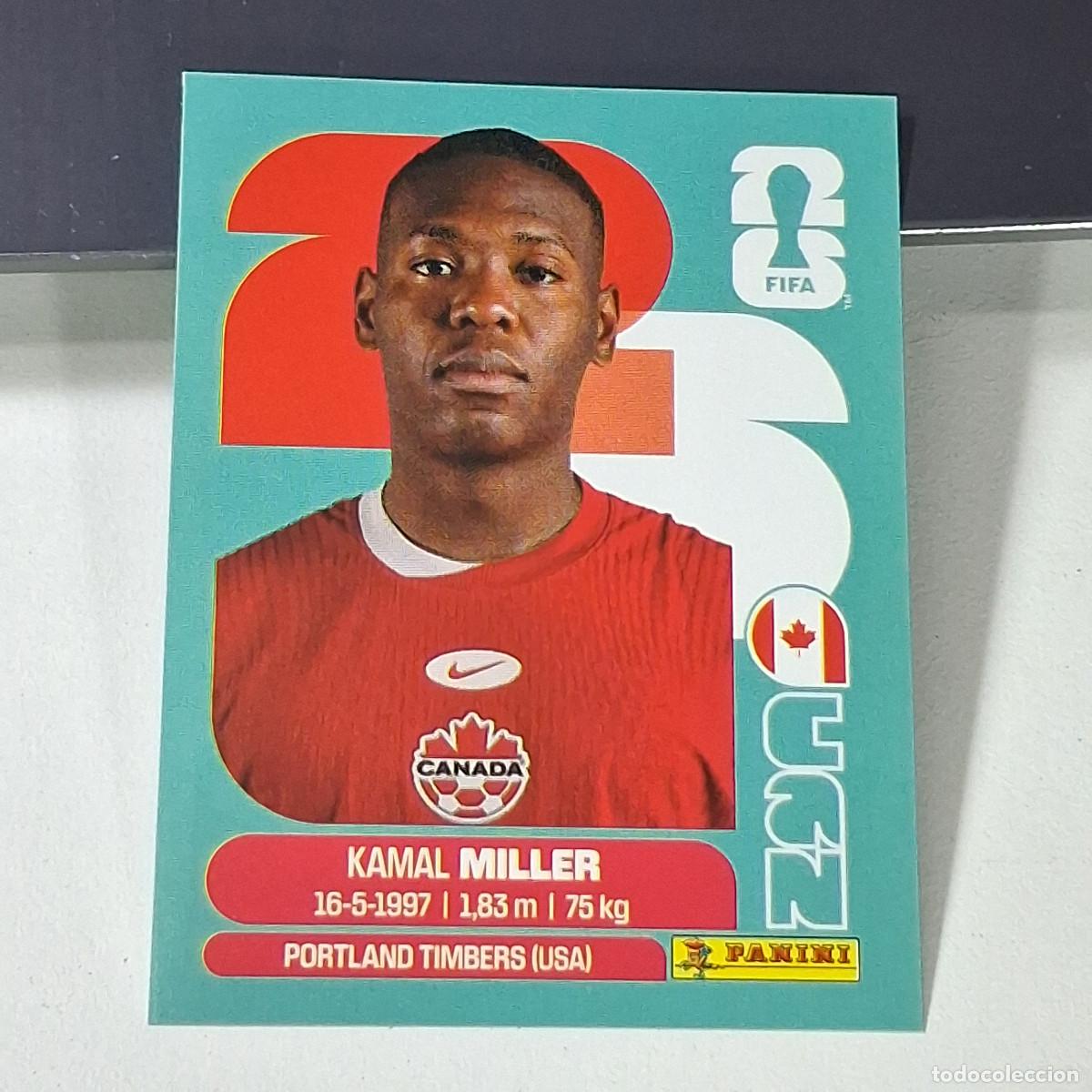 Cromos de f&uacute;tbol: B49 CAN9 KAMAL MILLER 9 CANAD&Aacute; CAN MUNDIAL FIFA WORLD CUP 2026 STICKER PANINI