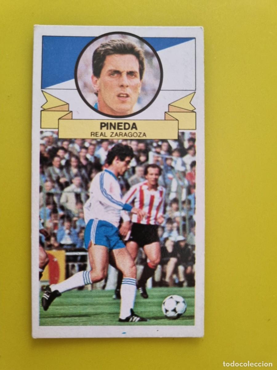 Cromos de f&uacute;tbol: LIGA ESTE 85 86 1985 1986 NUNCA PEGADO SIN PEGAR PINEDA REAL ZARAGOZA N&ordm;16 ULTIMOS FICHAJES AR826