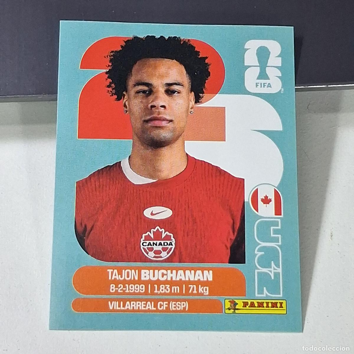 Cromos de f&uacute;tbol: B49 CAN 17 CAN17 TAJON BUCHANAN CANAD&Aacute; CAN MUNDIAL FIFA WORLD CUP 2026 STICKER PANINI