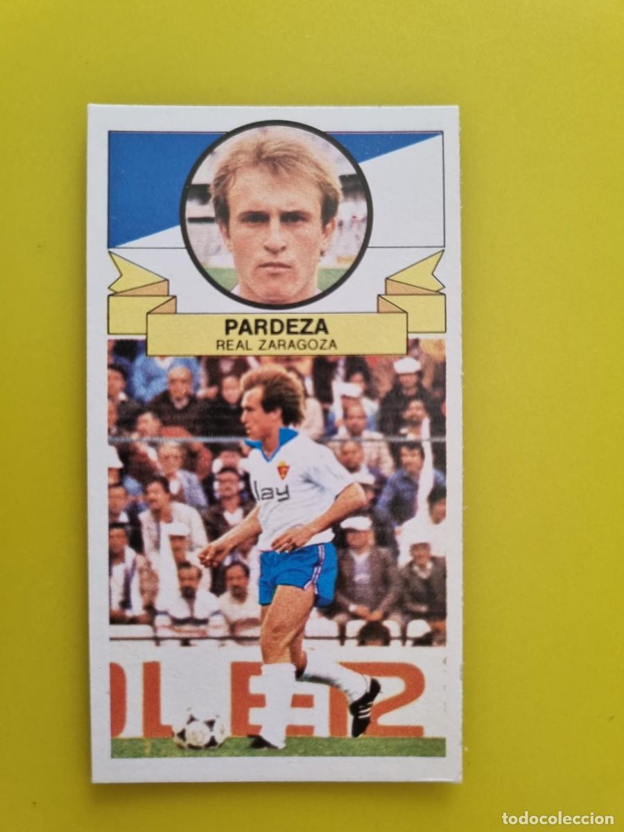 Cromos de f&uacute;tbol: LIGA ESTE 85 86 1985 1986 NUNCA PEGADO SIN PEGAR PARDEZA REAL ZARAGOZA N&ordm;17 ULTIMOS FICHAJES AR826