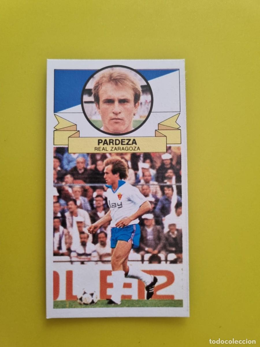 Cromos de f&uacute;tbol: LIGA ESTE 85 86 1985 1986 NUNCA PEGADO SIN PEGAR PARDEZA REAL ZARAGOZA N&ordm;17 ULTIMOS FICHAJES AR826